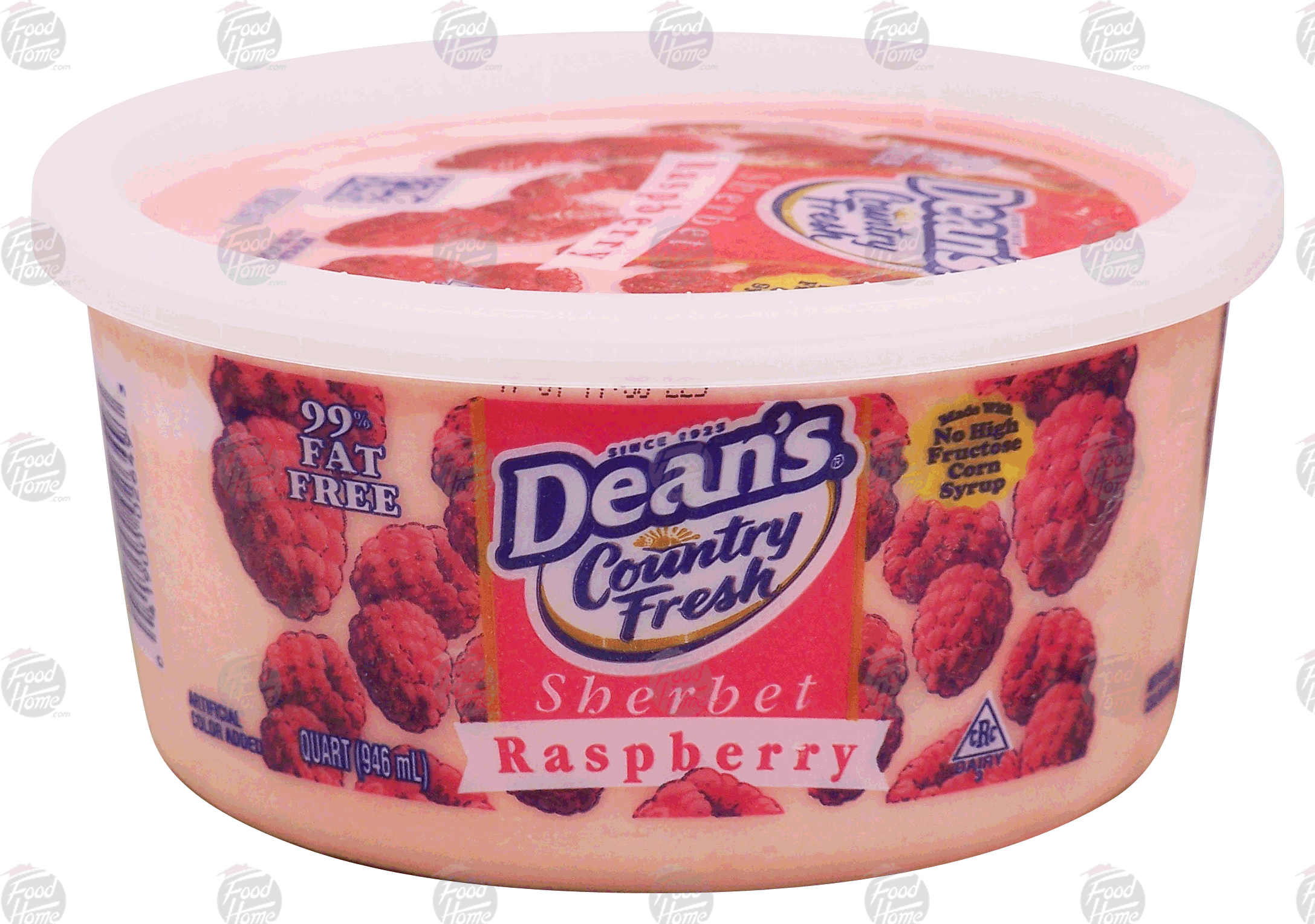 Dean's Country Fresh raspberry sherbet Full-Size Picture